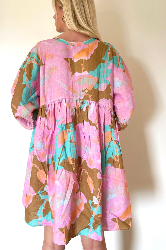 Lanhtropy Alcala Dress- Aquarela