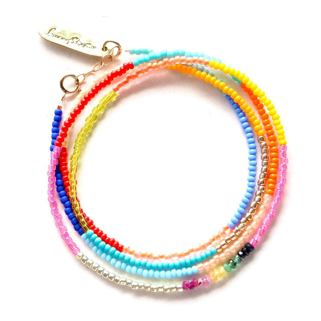 Bunny Shapiro Beaded Wrap Bracelet