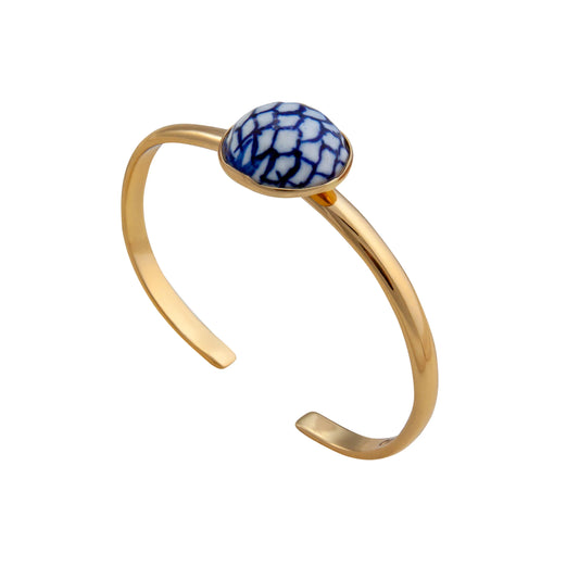 Charles Albert Blu Mermaid Ceramic Cuff