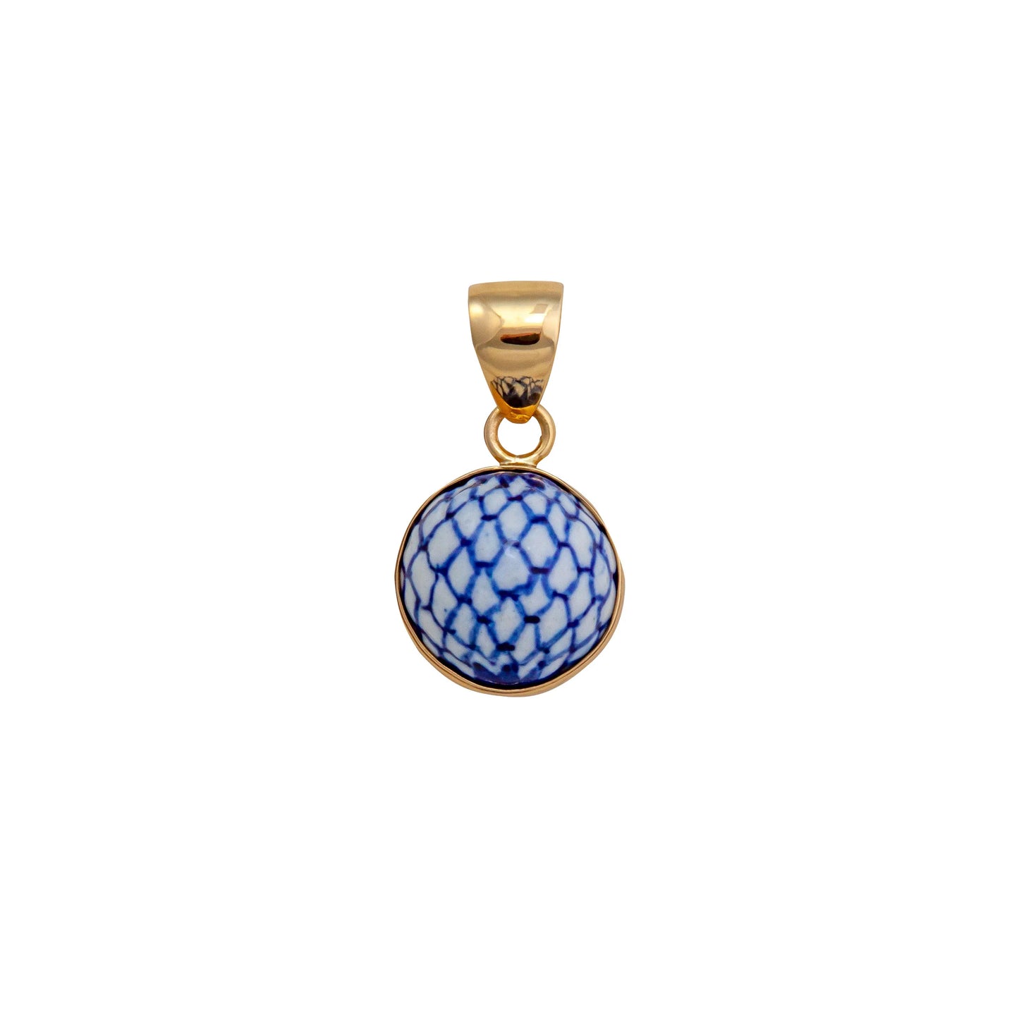 Charles Albert Alchemia Blu Mermaid Ceramic Pendant