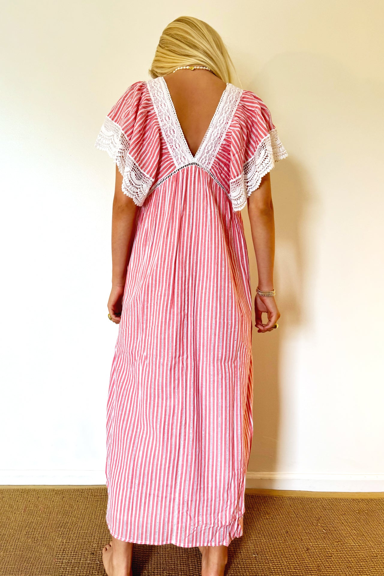 Louise Misha Ashila Dress - Strawberry Stripes