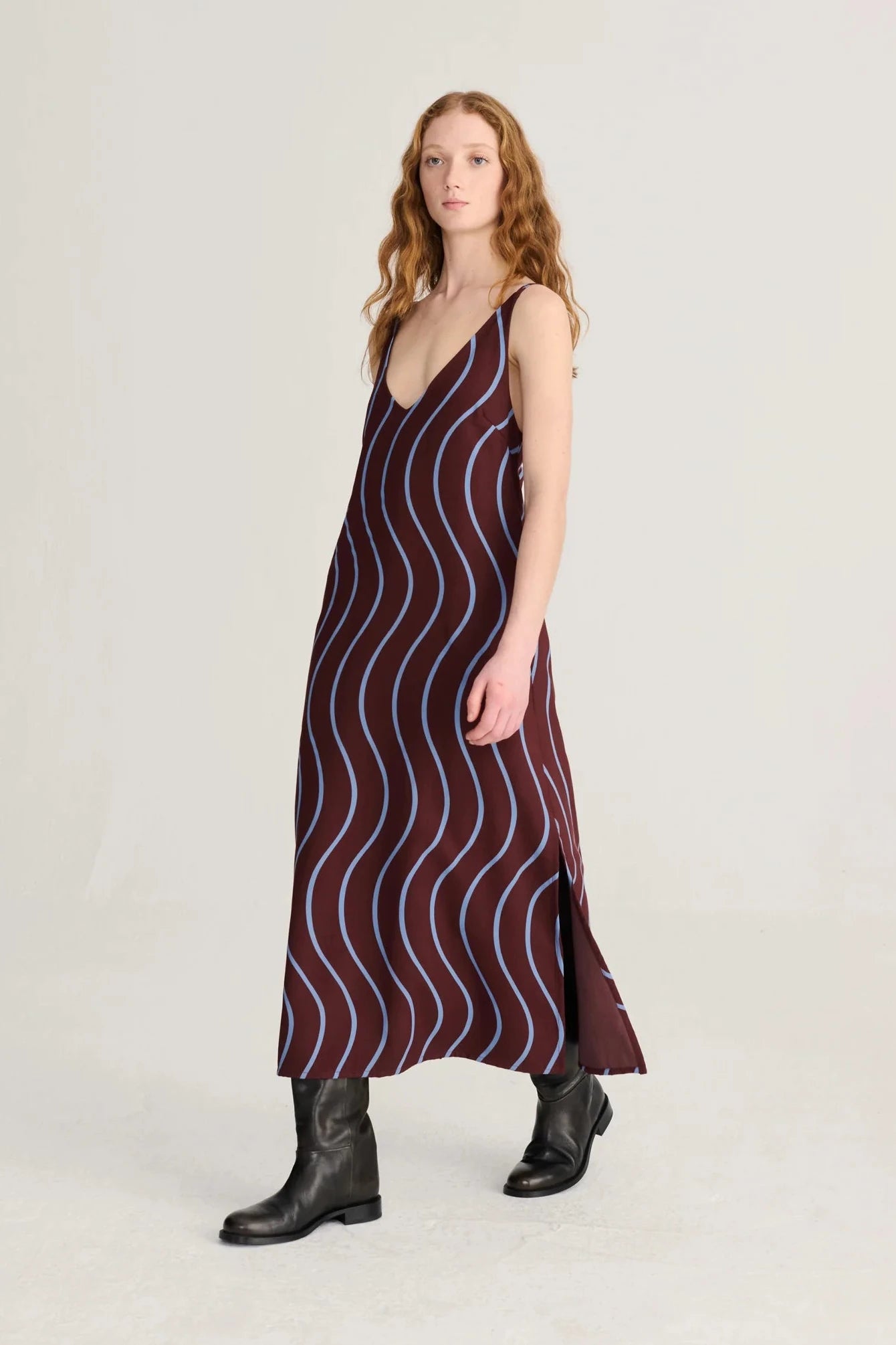 BOBO CHOSES - Psychedelic Stripes All Over Fluid Dress