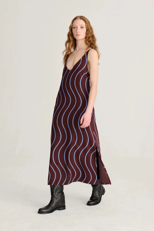 BOBO CHOSES - Psychedelic Stripes All Over Fluid Dress