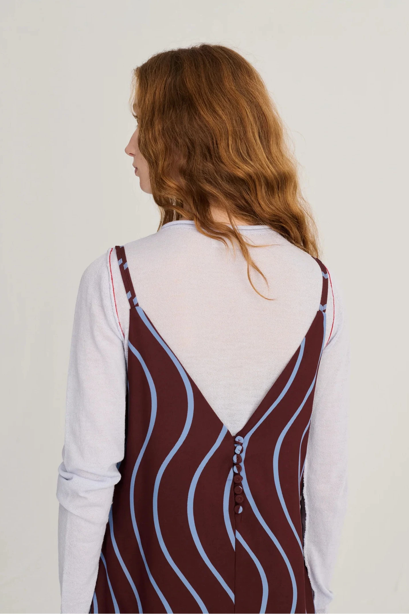 BOBO CHOSES - Psychedelic Stripes All Over Fluid Dress