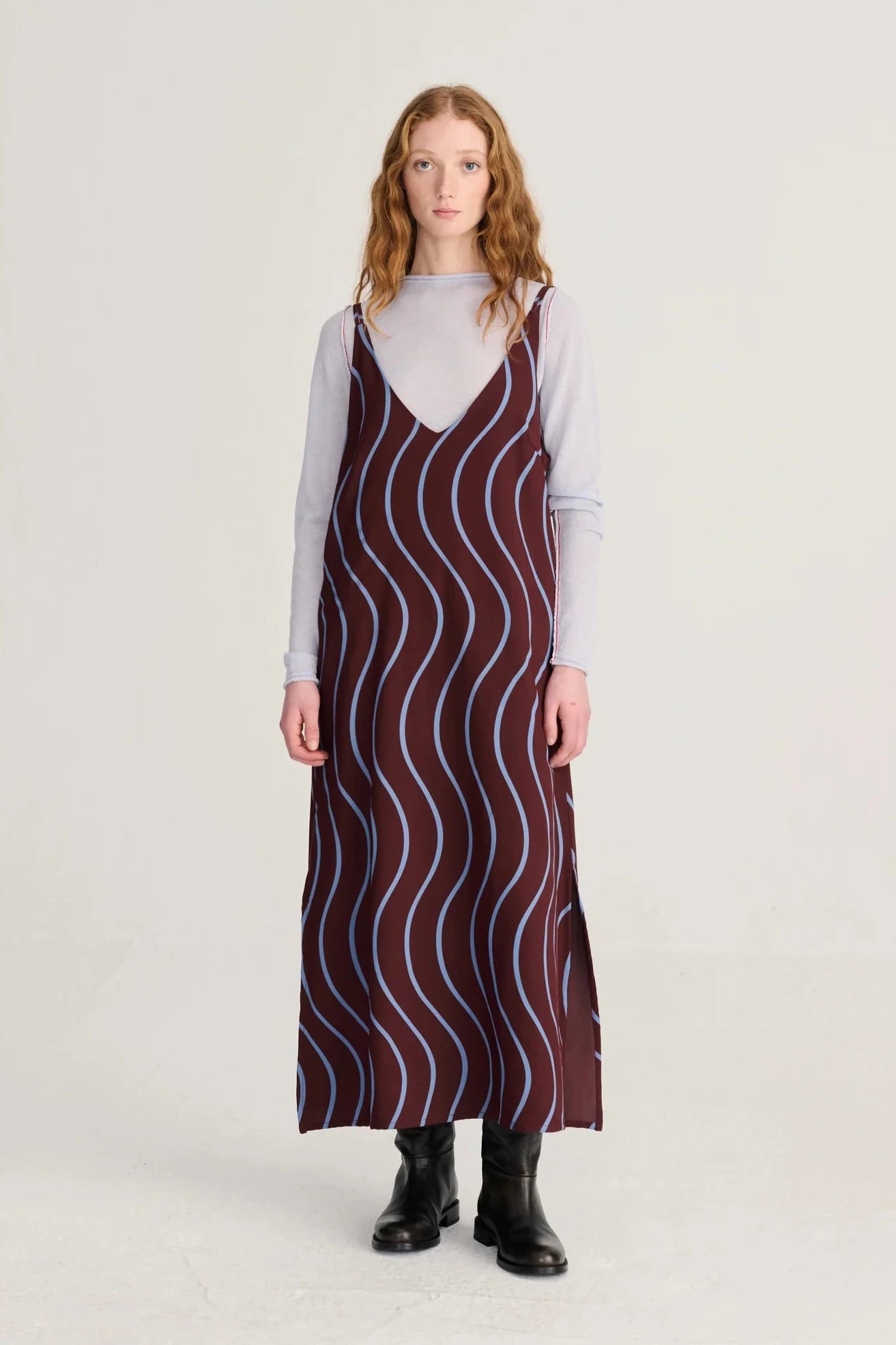 BOBO CHOSES - Psychedelic Stripes All Over Fluid Dress
