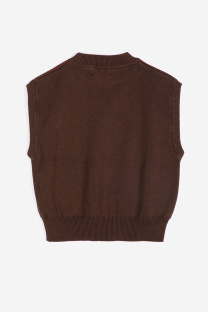 BOBO CHOSES - Plant Seal Jacquard Cotton Vest