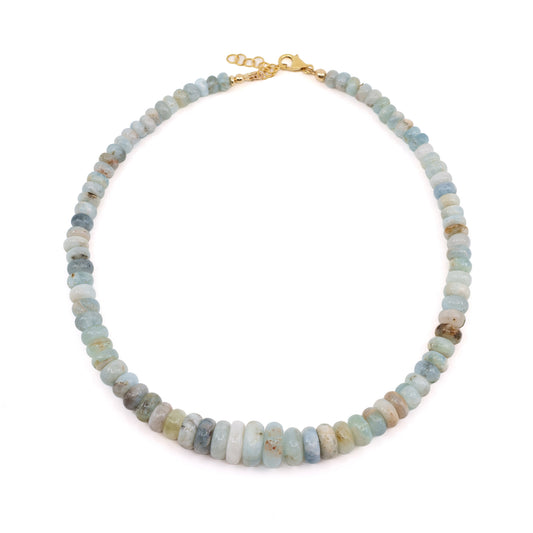 Graduated Aquamarine Necklace