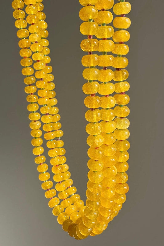 Anokhi Green - Yellow Jade Necklace