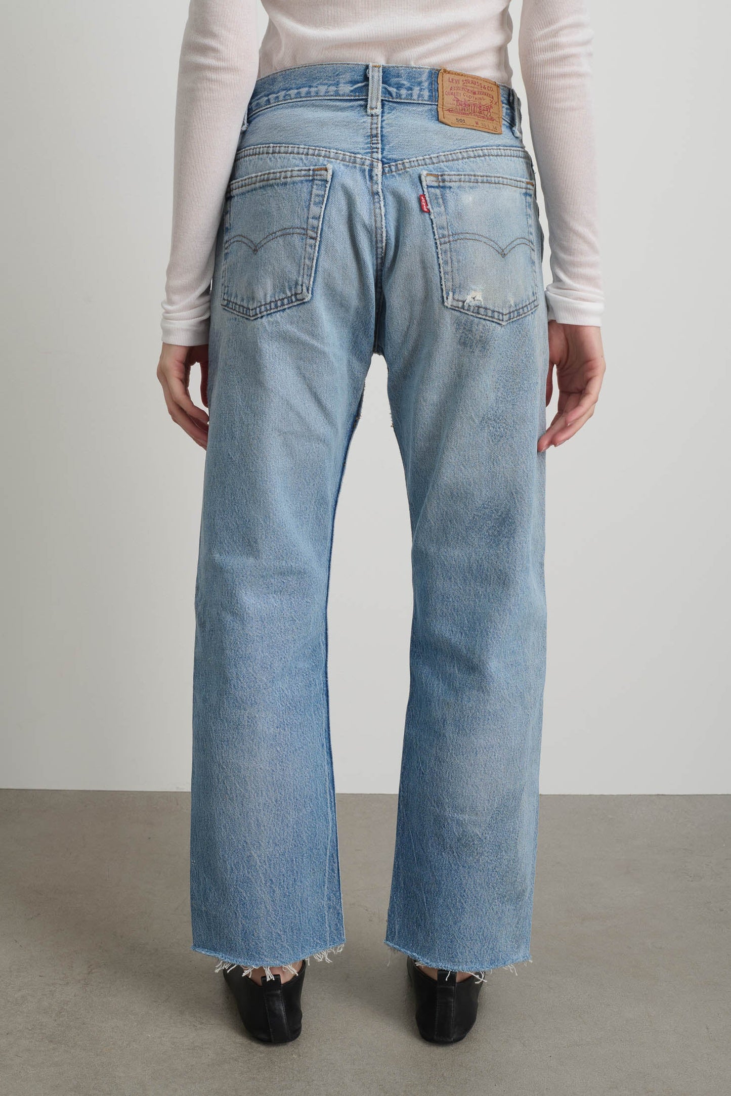 B SIDES - Vintage Patchwork Jean No. 2 in Vintage Indigo