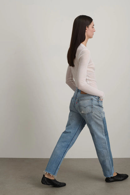 B SIDES - Vintage Patchwork Jean No. 2 in Vintage Indigo