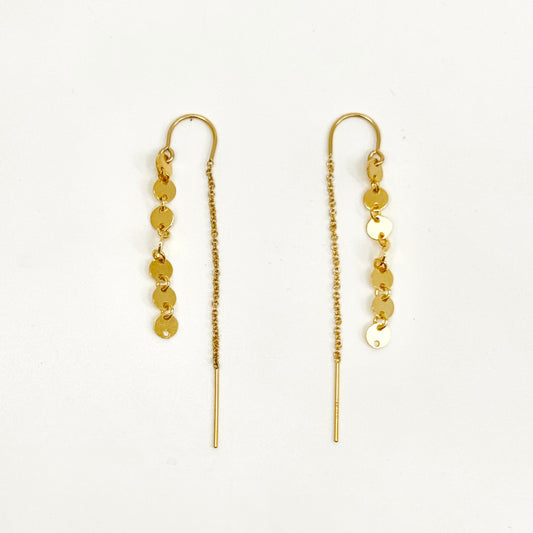 Scales Threader Earrings