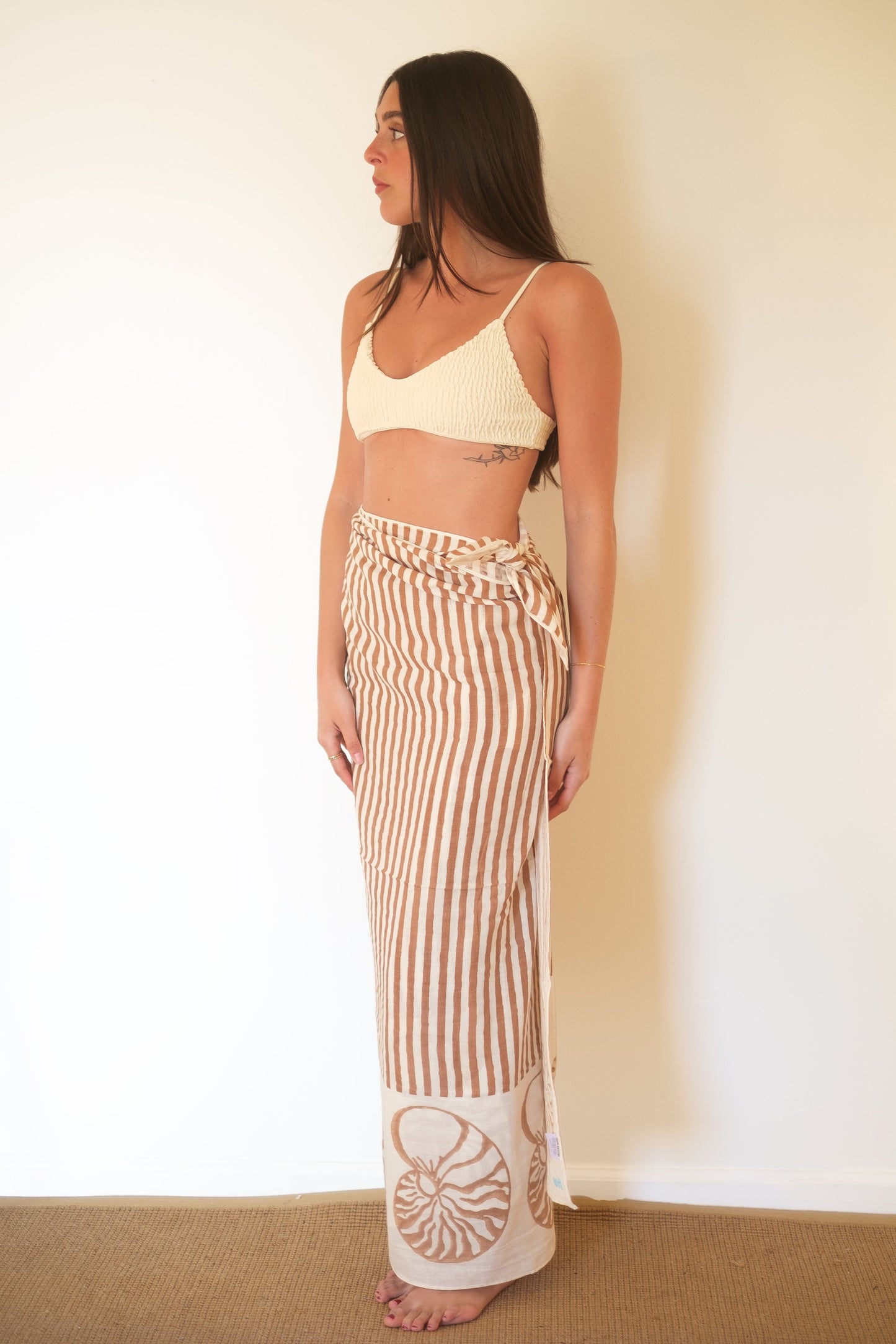 Frae | Mocha Shell Pareo