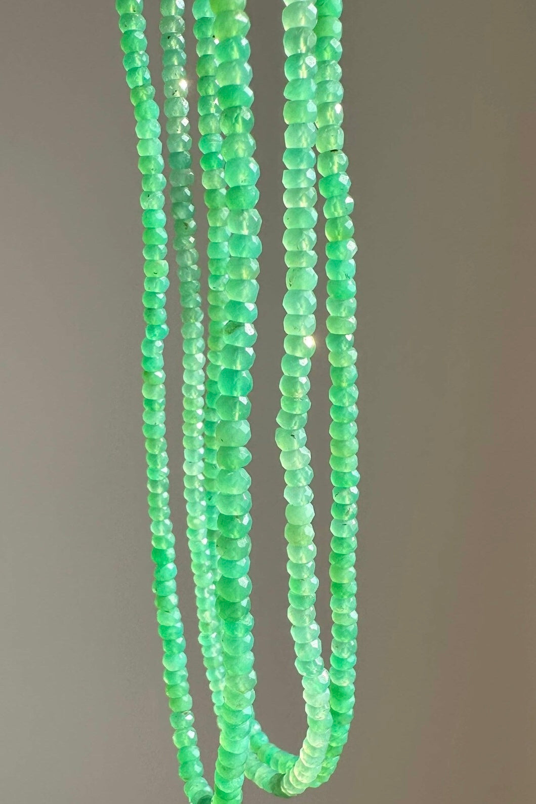 Anokhi Green - Chrysoprase Bright Green Necklace
