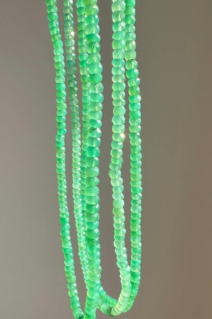 Anokhi Green - Chrysoprase Bright Green Necklace