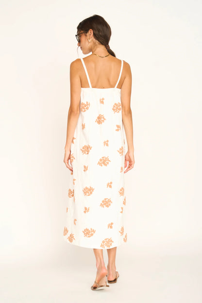 MIRTH Brisbane Terry Dress in Mesa Fig