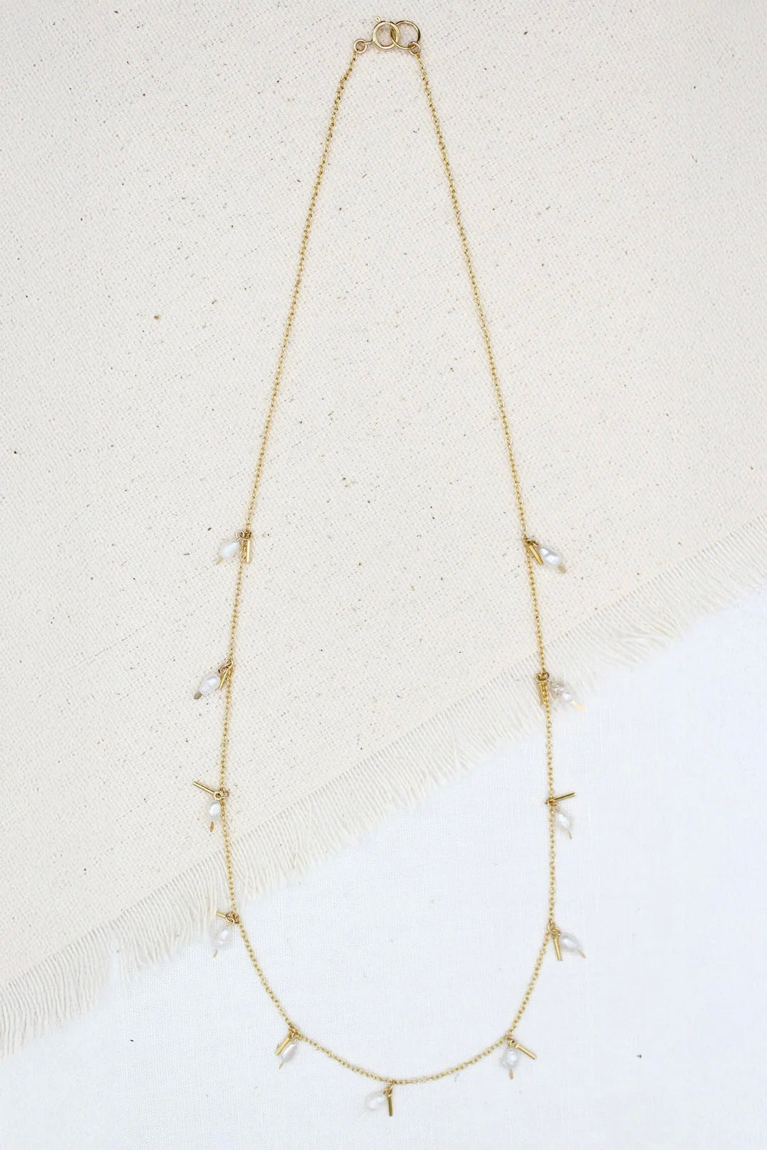 The Swellife Pearl Fringe Necklace