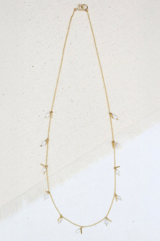 The Swellife Pearl Fringe Necklace