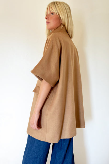Emerson Fry Layering Jacket- Camel Wool/Cashmere
