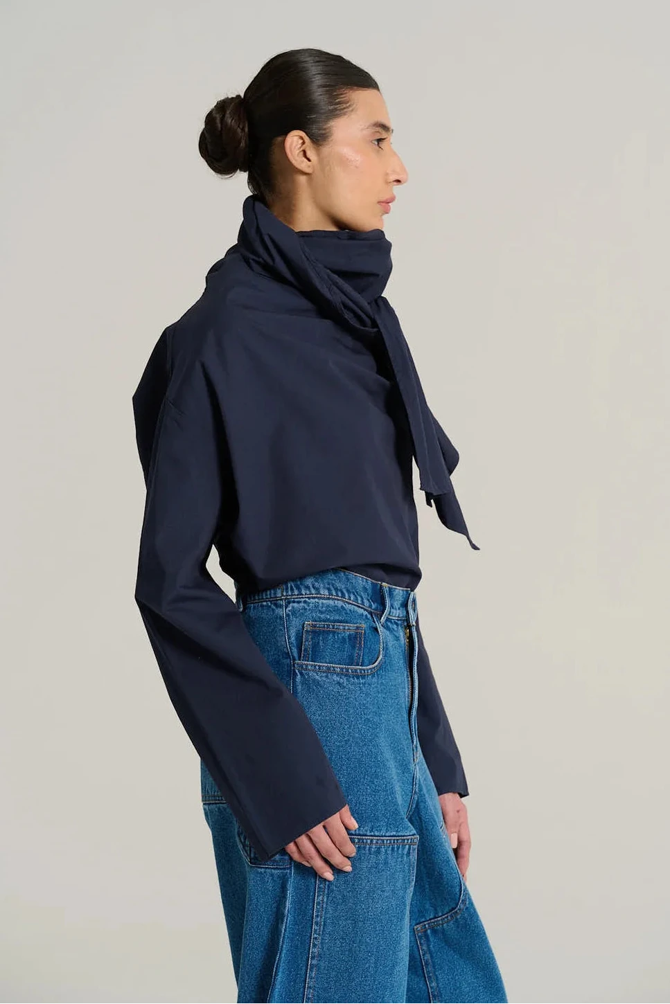 V de Vinster - Marcel Blouse in Navy