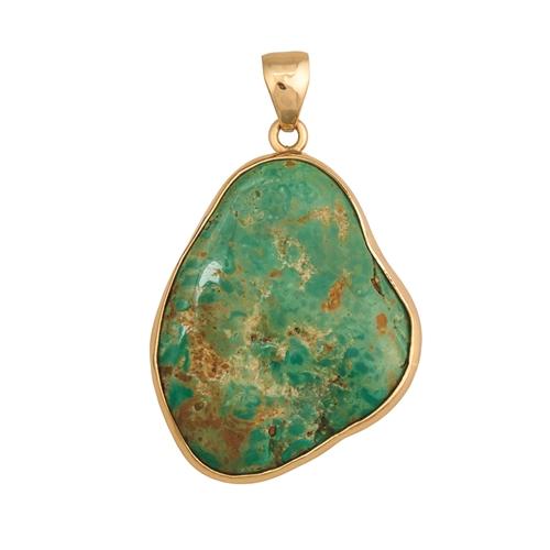 Charles Albert Campo Frio Turquoise Pendant