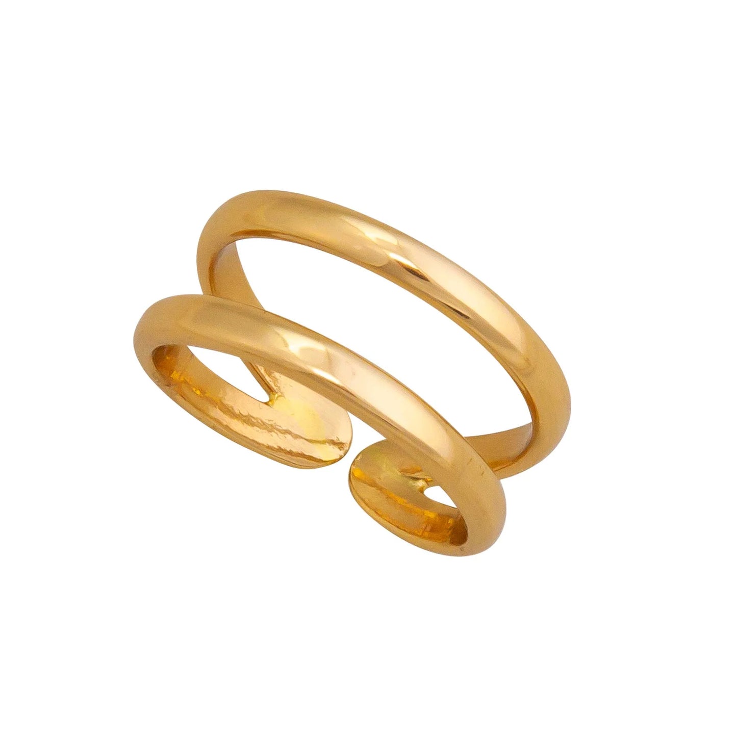 Charles Albert Double Band Cuff Ring