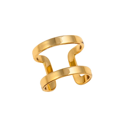 Charles Albert Endless Mid-Finger Cuff Ring