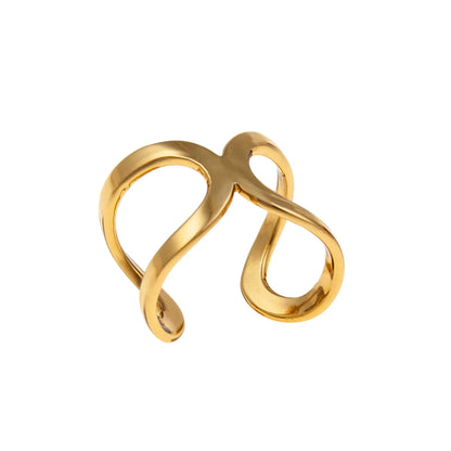 Charles Albert Infinity Cuff Ring