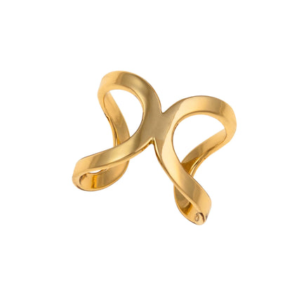 Charles Albert Infinity Cuff Ring