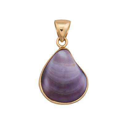 Charles Albert Purple Clam Shell Pendant