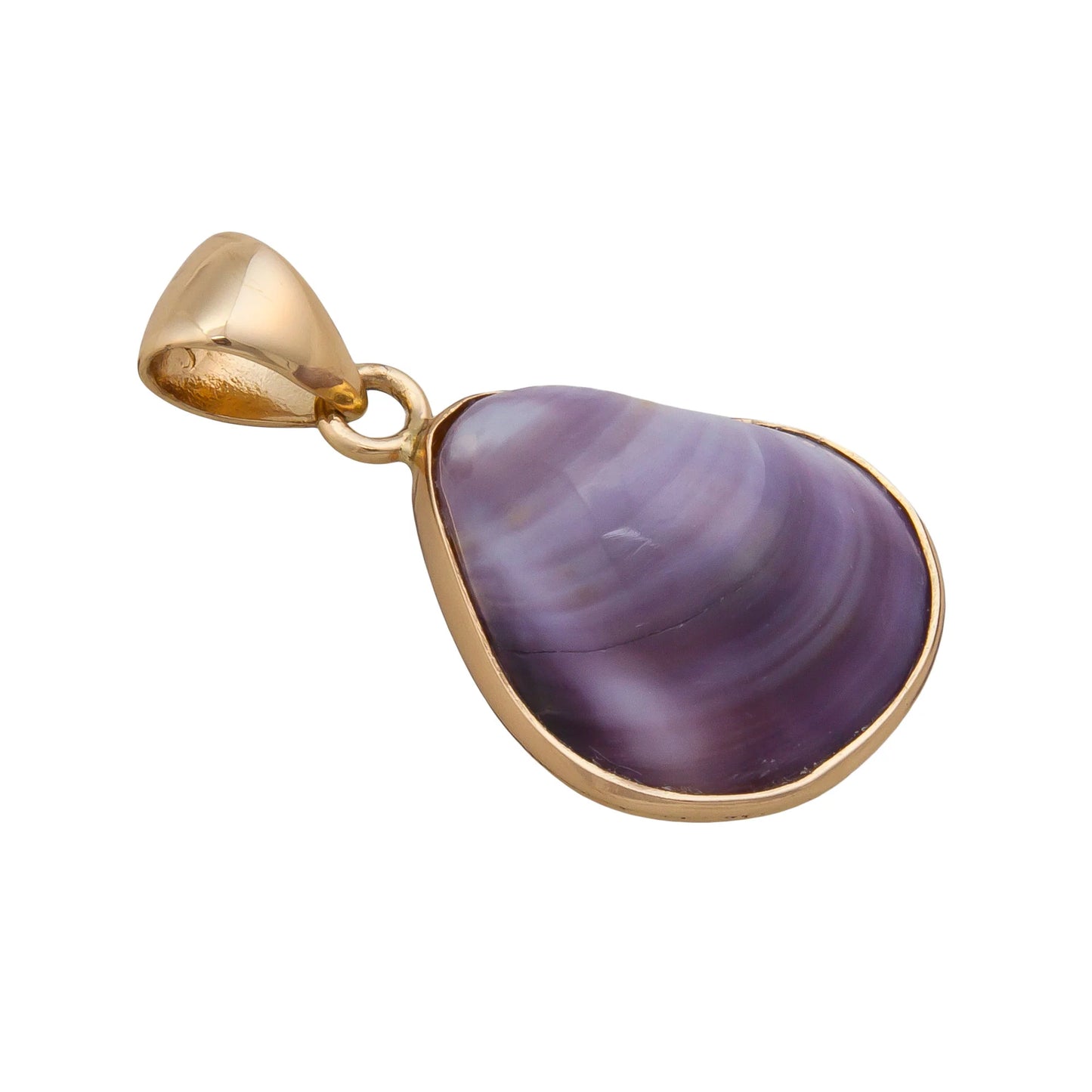 Charles Albert Purple Clam Shell Pendant