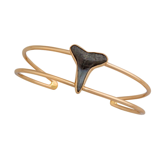 Charles Albert Double Band Mini Shark Tooth Cuff