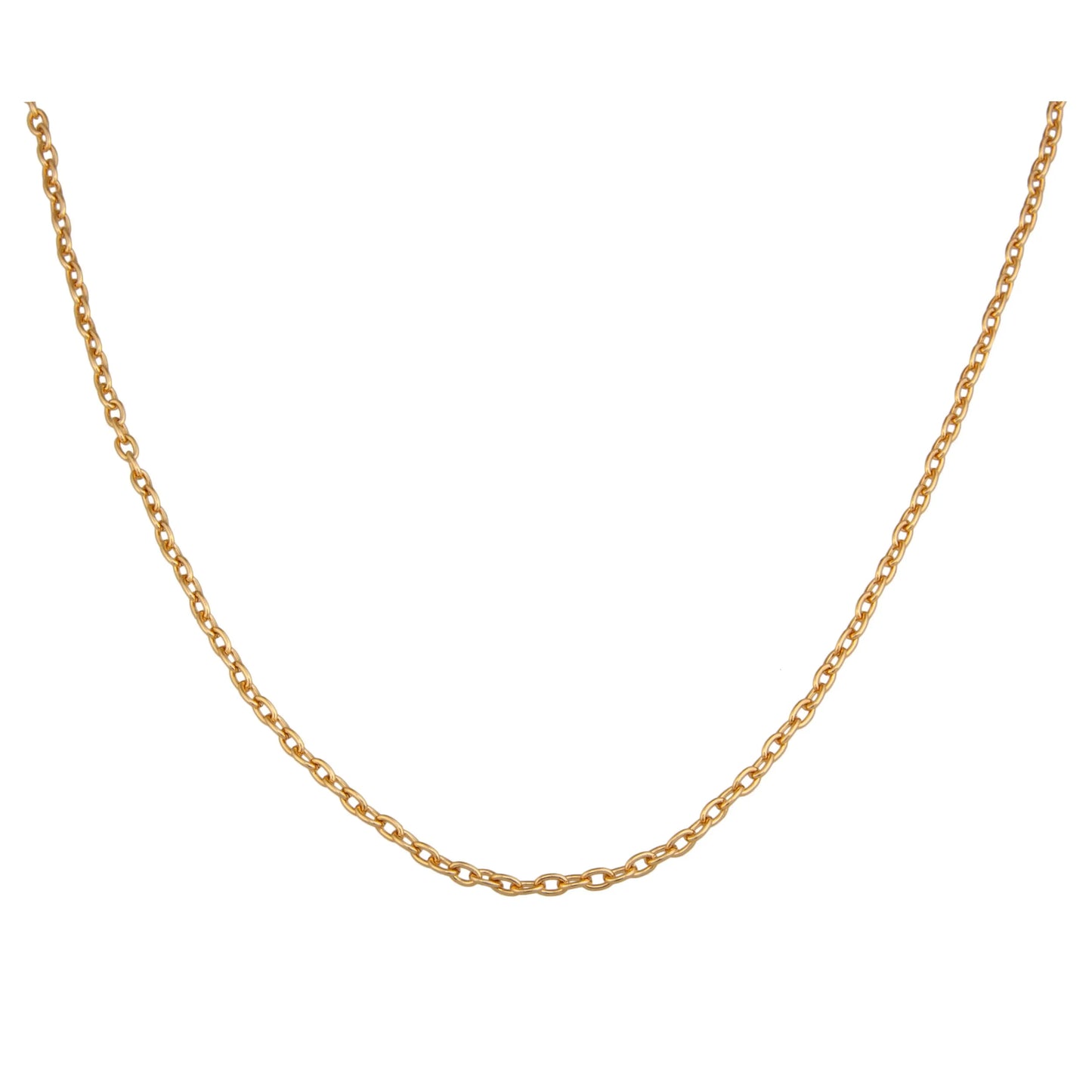 Charles Albert Gold Tone Cross Chain