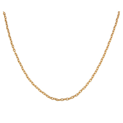 Charles Albert Gold Tone Cross Chain