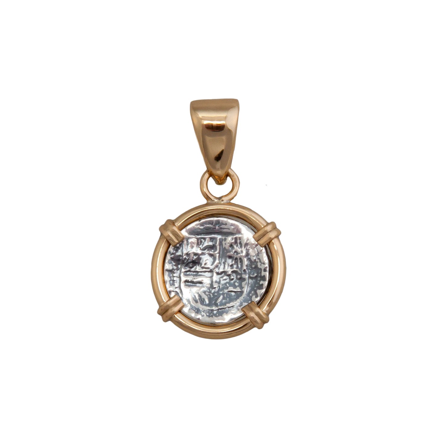 Charles Albert Reversible Coin Prong Pendant