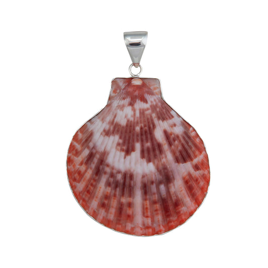 Charles Albert Sterling Silver Pectin Shell Pendant