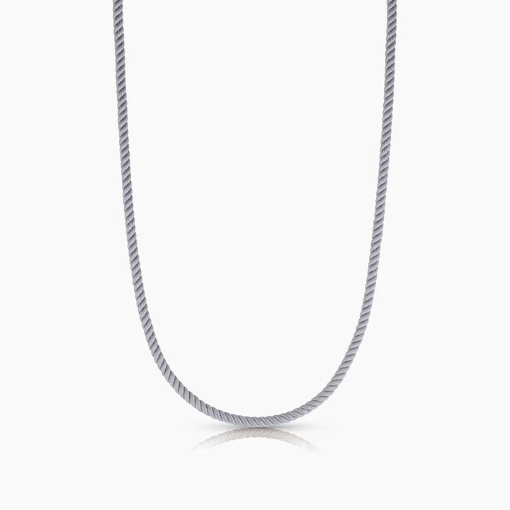 THATCH Coco Silk Cord Necklace - Cloud