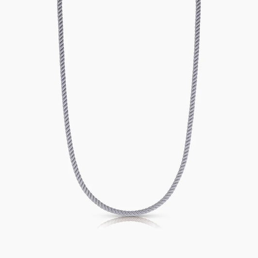 THATCH Coco Silk Cord Necklace - Cloud