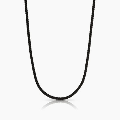 THATCH Coco Silk Cord Necklace - Noir