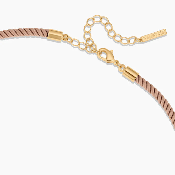 THATCH Coco Silk Cord Necklace - Sand