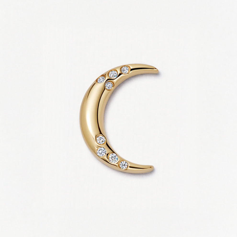 Loquet London- Crescent Moon Charm