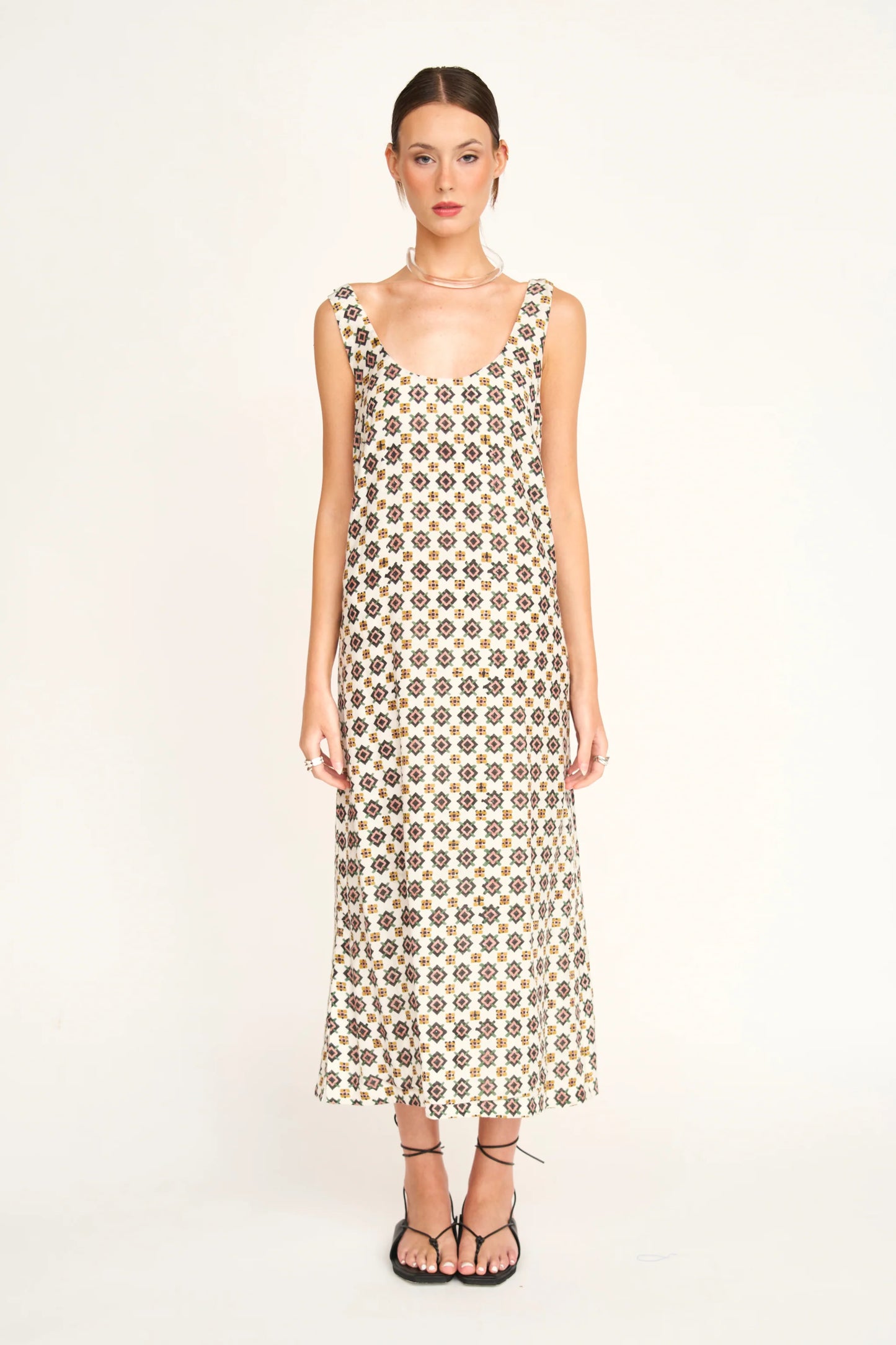 MIRTH Crete Tank Dress in Prism