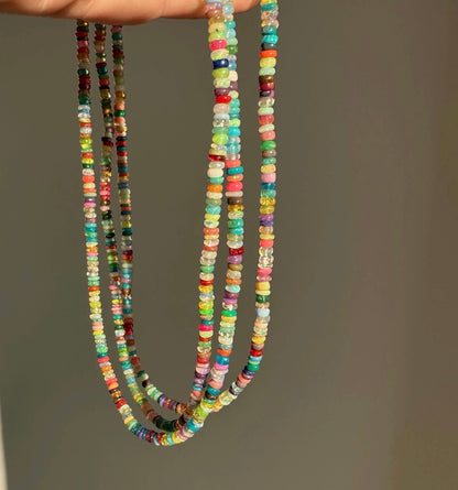 Anokhi Green - Ethiopian Opal Necklace