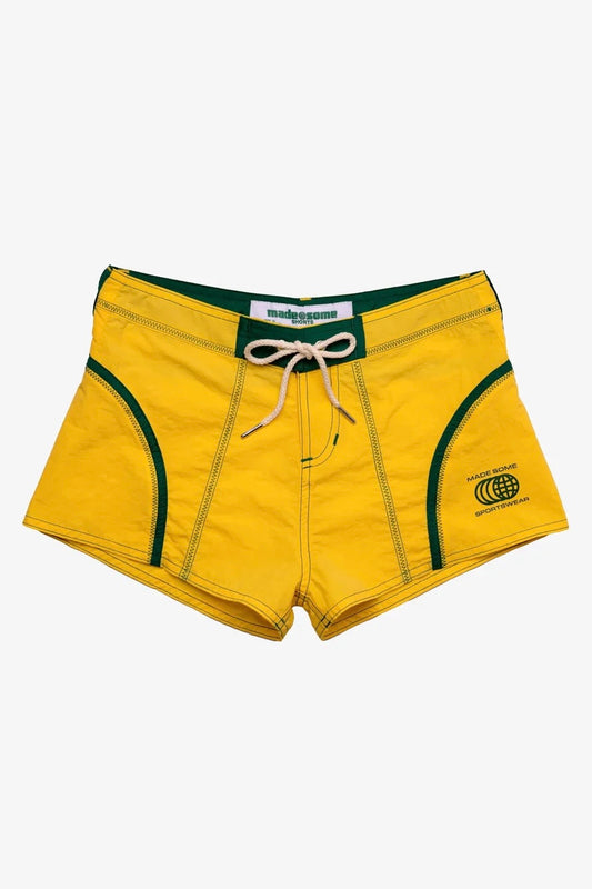 Made Some Short Shorts - Yellow / Green