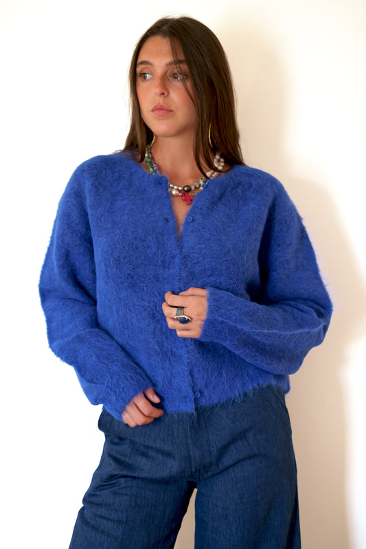American Vintage Niby Cardigan - Royal Blue