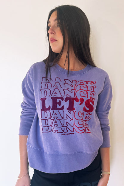 Leon & Harper Sorbet Let's Dance Sweatshirt - Lilac