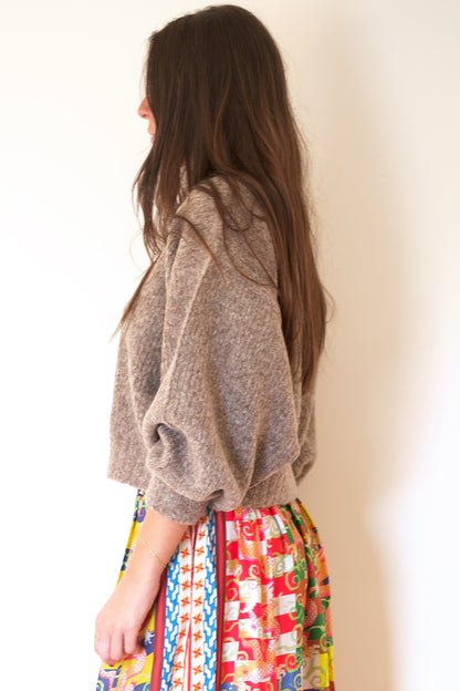 Atelier Delphine Balloon Sleeve Sweater - Deer