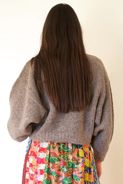 Atelier Delphine Balloon Sleeve Sweater - Deer