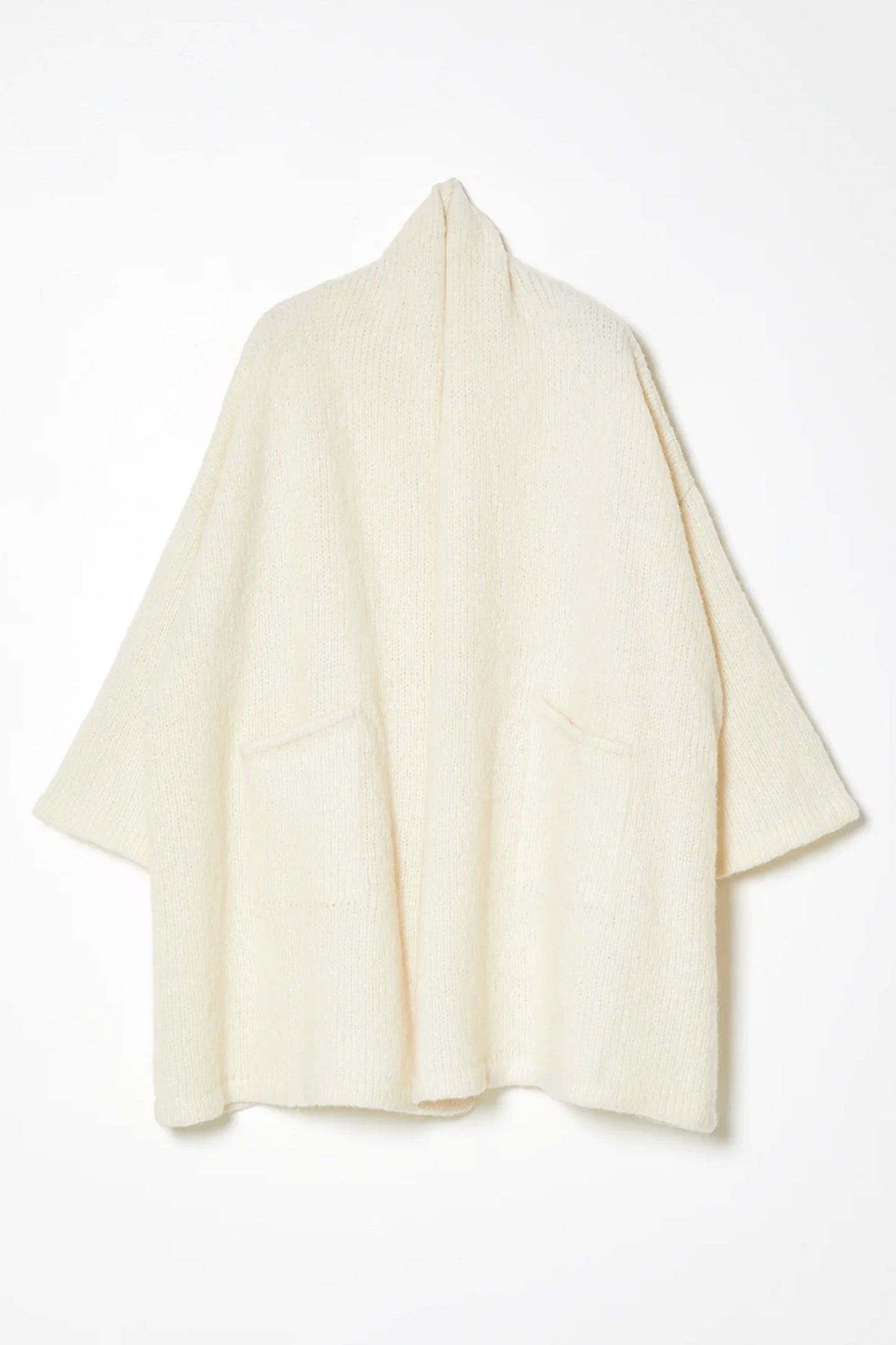 Atelier Delphine Alpaca Haori Coat - Cream