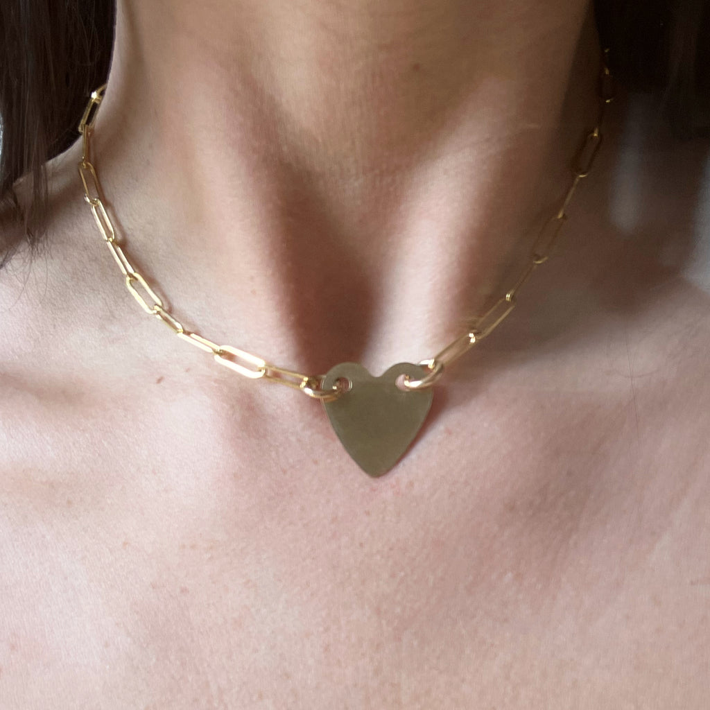 Double Pierced Statement Necklace