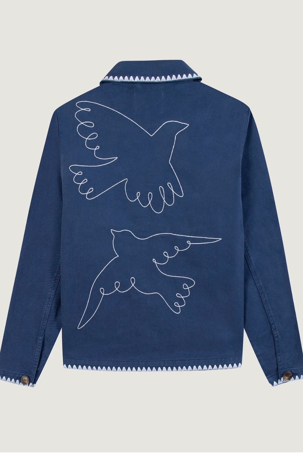 Maison Labiche | Ultramarine Doves Thure Jacket